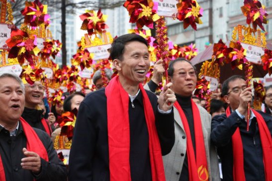 省人大常委会副主任、市委书记刘悦伦参加行通济活动